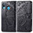 Coque Portefeuille Papillon Livre Cuir Etui Clapet pour Samsung Galaxy M10S Noir
