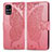 Coque Portefeuille Papillon Livre Cuir Etui Clapet pour Samsung Galaxy M31s Rose Rouge