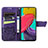 Coque Portefeuille Papillon Livre Cuir Etui Clapet pour Samsung Galaxy M53 5G Petit
