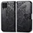 Coque Portefeuille Papillon Livre Cuir Etui Clapet pour Samsung Galaxy M62 4G Noir