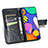 Coque Portefeuille Papillon Livre Cuir Etui Clapet pour Samsung Galaxy M62 4G Petit