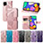 Coque Portefeuille Papillon Livre Cuir Etui Clapet pour Samsung Galaxy M62 4G Petit