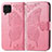 Coque Portefeuille Papillon Livre Cuir Etui Clapet pour Samsung Galaxy M62 4G Rose Rouge