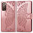 Coque Portefeuille Papillon Livre Cuir Etui Clapet pour Samsung Galaxy S20 FE (2022) 5G Rose