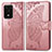 Coque Portefeuille Papillon Livre Cuir Etui Clapet pour Samsung Galaxy S20 Ultra 5G Rose