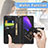 Coque Portefeuille Papillon Livre Cuir Etui Clapet pour Samsung Galaxy Z Fold2 5G Petit