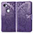 Coque Portefeuille Papillon Livre Cuir Etui Clapet S01D pour Google Pixel 3a XL Violet