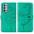 Coque Portefeuille Papillon Livre Cuir Etui Clapet Y01B pour Oppo Reno6 Pro+ Plus 5G Petit