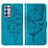 Coque Portefeuille Papillon Livre Cuir Etui Clapet Y01B pour Oppo Reno6 Pro+ Plus 5G Petit