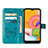 Coque Portefeuille Papillon Livre Cuir Etui Clapet Y01B pour Samsung Galaxy A01 SM-A015 Petit