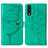 Coque Portefeuille Papillon Livre Cuir Etui Clapet Y01B pour Samsung Galaxy A50S Petit