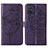 Coque Portefeuille Papillon Livre Cuir Etui Clapet Y01B pour Samsung Galaxy A71 4G A715 Petit