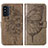 Coque Portefeuille Papillon Livre Cuir Etui Clapet Y01B pour Samsung Galaxy F52 5G Petit