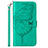 Coque Portefeuille Papillon Livre Cuir Etui Clapet Y02B pour Samsung Galaxy A02s Petit