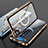 Coque Rebord Bumper Luxe Aluminum Metal Miroir 360 Degres Housse Etui Aimant avec Mag-Safe Magnetic Magnetique pour Apple iPhone 14 Pro Max Petit