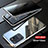 Coque Rebord Bumper Luxe Aluminum Metal Miroir 360 Degres Housse Etui Aimant LK1 pour Samsung Galaxy S20 Ultra Argent
