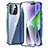 Coque Rebord Bumper Luxe Aluminum Metal Miroir 360 Degres Housse Etui Aimant LK2 pour Apple iPhone 14 Petit