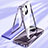 Coque Rebord Bumper Luxe Aluminum Metal Miroir 360 Degres Housse Etui Aimant LK2 pour Apple iPhone 14 Plus Petit