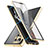 Coque Rebord Bumper Luxe Aluminum Metal Miroir 360 Degres Housse Etui Aimant LK2 pour Samsung Galaxy S25 Ultra 5G Petit