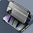 Coque Rebord Bumper Luxe Aluminum Metal Miroir 360 Degres Housse Etui Aimant LK3 pour Apple iPhone 14 Pro Petit