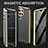 Coque Rebord Bumper Luxe Aluminum Metal Miroir 360 Degres Housse Etui Aimant LK3 pour Samsung Galaxy S22 Ultra 5G Petit