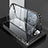 Coque Rebord Bumper Luxe Aluminum Metal Miroir 360 Degres Housse Etui Aimant M01 pour Apple iPhone 14 Noir