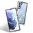 Coque Rebord Bumper Luxe Aluminum Metal Miroir 360 Degres Housse Etui Aimant M01 pour Samsung Galaxy S22 Plus 5G Petit