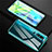 Coque Rebord Bumper Luxe Aluminum Metal Miroir 360 Degres Housse Etui Aimant M01 pour Xiaomi Mi Note 10 Petit