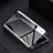 Coque Rebord Bumper Luxe Aluminum Metal Miroir 360 Degres Housse Etui Aimant M01 pour Xiaomi Redmi Note 8 Noir