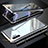 Coque Rebord Bumper Luxe Aluminum Metal Miroir 360 Degres Housse Etui Aimant M02 pour Samsung Galaxy Note 10 Plus 5G Petit