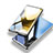Coque Rebord Bumper Luxe Aluminum Metal Miroir 360 Degres Housse Etui Aimant M03 pour Samsung Galaxy S21 5G Petit