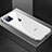 Coque Rebord Bumper Luxe Aluminum Metal Miroir 360 Degres Housse Etui Aimant M04 pour Apple iPhone 11 Pro Max Argent