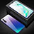 Coque Rebord Bumper Luxe Aluminum Metal Miroir 360 Degres Housse Etui Aimant M04 pour Samsung Galaxy Note 10 Bleu