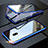 Coque Rebord Bumper Luxe Aluminum Metal Miroir 360 Degres Housse Etui Aimant M04 pour Xiaomi Redmi 8A Petit