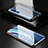 Coque Rebord Bumper Luxe Aluminum Metal Miroir 360 Degres Housse Etui Aimant M05 pour Xiaomi Mi 10 Pro Noir
