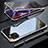 Coque Rebord Bumper Luxe Aluminum Metal Miroir 360 Degres Housse Etui Aimant M07 pour Apple iPhone 11 Pro Max Argent
