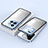 Coque Rebord Bumper Luxe Aluminum Metal Miroir 360 Degres Housse Etui Aimant P01 pour Xiaomi Mi 14 Pro 5G Bleu
