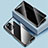 Coque Rebord Bumper Luxe Aluminum Metal Miroir 360 Degres Housse Etui Aimant P01 pour Xiaomi Mix Fold 5G Noir