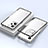 Coque Rebord Bumper Luxe Aluminum Metal Miroir 360 Degres Housse Etui Aimant P02 pour Xiaomi Redmi Note 12 5G Argent