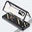 Coque Rebord Bumper Luxe Aluminum Metal Miroir 360 Degres Housse Etui Aimant P03 pour Xiaomi Mix Fold 5G Noir