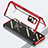Coque Rebord Bumper Luxe Aluminum Metal Miroir 360 Degres Housse Etui Aimant P03 pour Xiaomi Mix Fold 5G Rouge