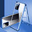 Coque Rebord Bumper Luxe Aluminum Metal Miroir 360 Degres Housse Etui Aimant P03 pour Xiaomi Poco X3 GT 5G Bleu