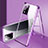 Coque Rebord Bumper Luxe Aluminum Metal Miroir 360 Degres Housse Etui Aimant P03 pour Xiaomi Poco X3 GT 5G Violet