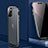 Coque Rebord Bumper Luxe Aluminum Metal Miroir 360 Degres Housse Etui Aimant pour Apple iPhone 14 Plus Petit