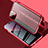 Coque Rebord Bumper Luxe Aluminum Metal Miroir 360 Degres Housse Etui Aimant pour Apple iPhone 14 Plus Rouge