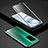 Coque Rebord Bumper Luxe Aluminum Metal Miroir 360 Degres Housse Etui Aimant pour Huawei Honor 30 Pro+ Plus Vert