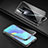 Coque Rebord Bumper Luxe Aluminum Metal Miroir 360 Degres Housse Etui Aimant pour Huawei Nova 7 5G Noir