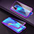 Coque Rebord Bumper Luxe Aluminum Metal Miroir 360 Degres Housse Etui Aimant pour Huawei Nova 7 5G Violet