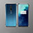 Coque Rebord Bumper Luxe Aluminum Metal Miroir 360 Degres Housse Etui Aimant pour OnePlus 7T Pro Argent