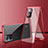 Coque Rebord Bumper Luxe Aluminum Metal Miroir 360 Degres Housse Etui Aimant pour Oppo A57 5G Rouge